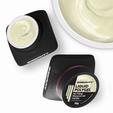 Liquid Polygel No Filing – Macaron – 02 Vanilla – Senza HEMA