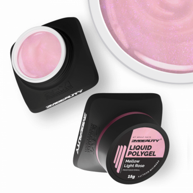 Liquid Polygel – Mellow LIGHT ROSE –hema & tpo free