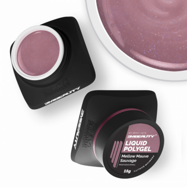 Liquid Polygel – Mellow MAUVIE SAVAGE –hema & tpo free
