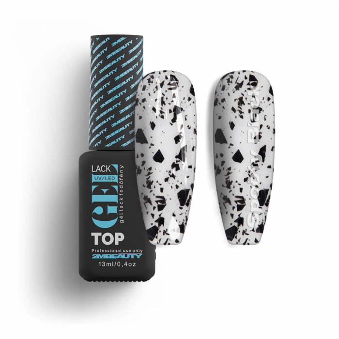 Top Coat Spotty - BLACK 