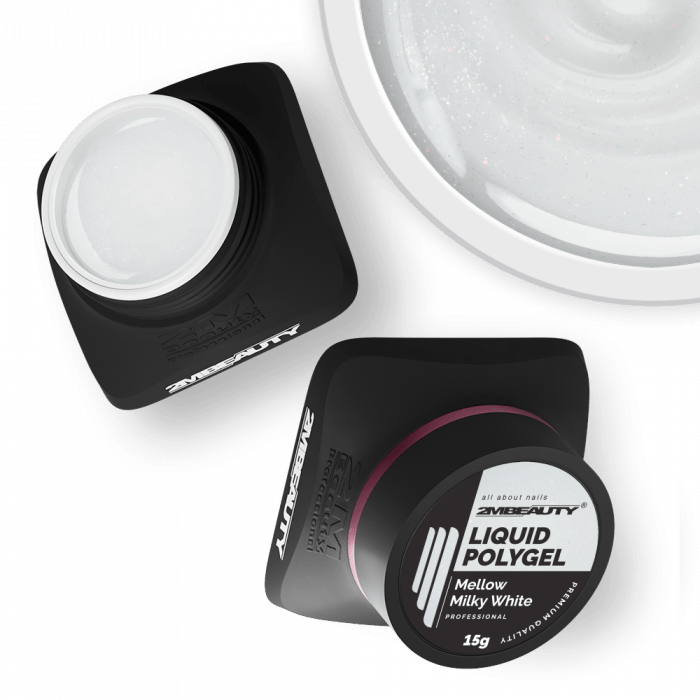 Liquid Polygel – Mellow Milky white –hema & tpo free