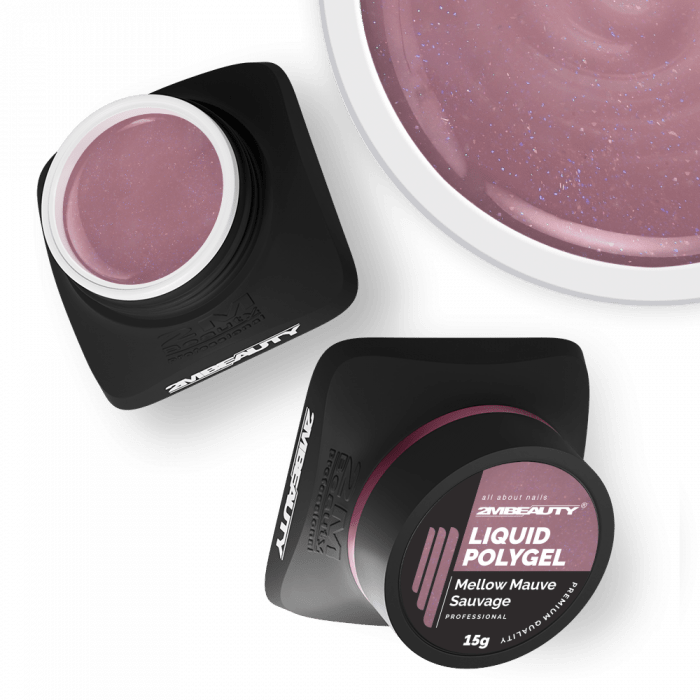 Liquid Polygel – Mellow MAUVIE SAVAGE –hema & tpo free
