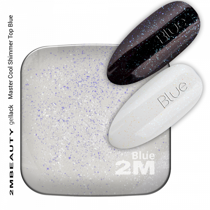 MASTER COOL SHIMMER TOP BLUE è un top coat che combina flessibilità e un incredibile e...