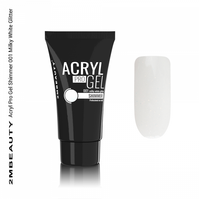  
Acryl Pro Gel Shimmer 001 Milky White
Il nostro Acryl Pro Gel di 2MBEAUTY, conosciuto anche...