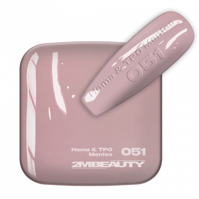 Gel Lack - Hema & TPO Free 051 : ROSA TALCO
 
La gamma di Gel Lack senza HEMA e TPO di 2M...