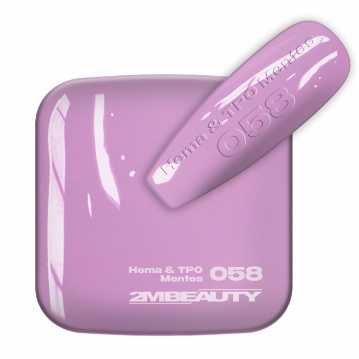 Gel Lack - Hema & TPO Free 058 : LILLA ORCHIDEA
 
La gamma di Gel Lack senza HEMA e TPO d...