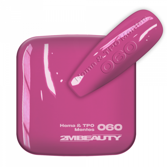 Gel Lack - Hema & TPO Free 060 : THINK PINK
 
La gamma di Gel Lack senza HEMA e TPO di 2M...