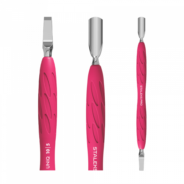 Staleks - Spingicuticole e Raschietto con Manico in Silicone UNIQ - PQ-10-5:
&nbsp;





Cons...