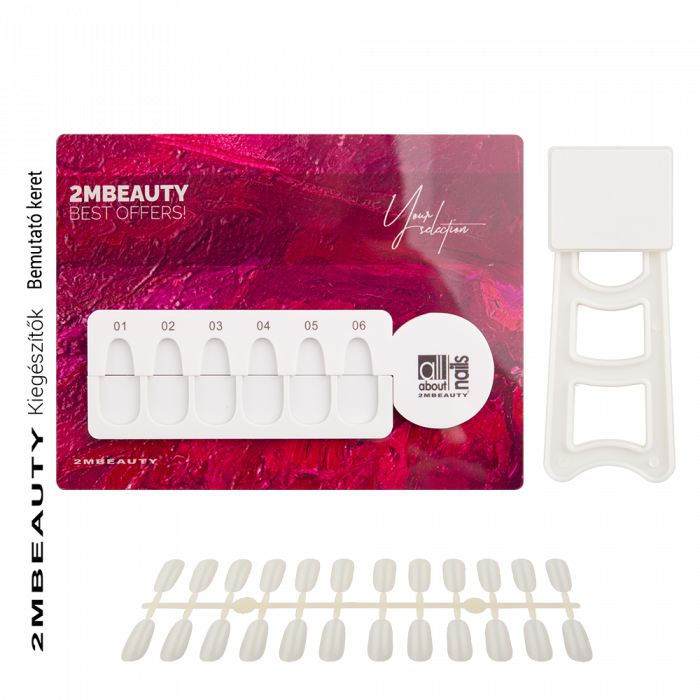 MAGNET DISPLAY Il telaio per l'esposizione di colori e punte è un pratico accessorio che consente di mostrar...