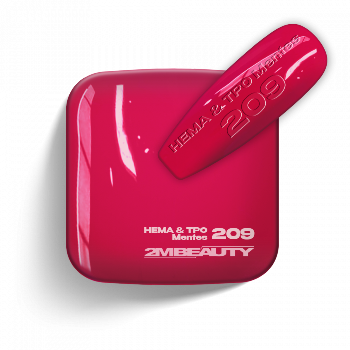HEMA &TPO FREE - 209 Hema & TPO Free 209: LAMPONE RINFRESCANTE
La gamma di Gel Lack senza HEMA e TPO di 2MBE...