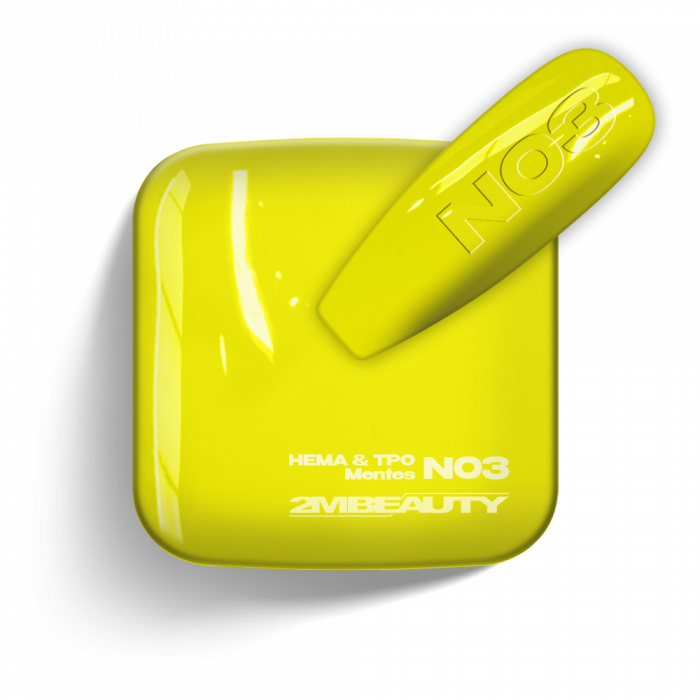 HEMA &TPO FREE - N03 Gel Polish - Neon N003 - senza HEMA e TPO
Tonalità giallo neon, consistenza cremosa con alta...