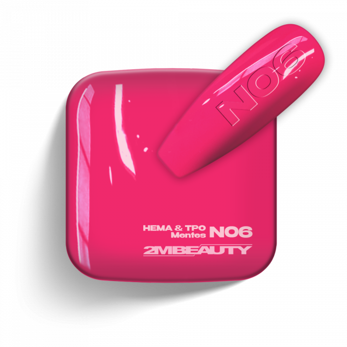 HEMA &TPO FREE - N06 Gel Polish - Neon N006 - senza HEMA e TPO
Tonalità pink, consistenza cremosa con alta pigmen...