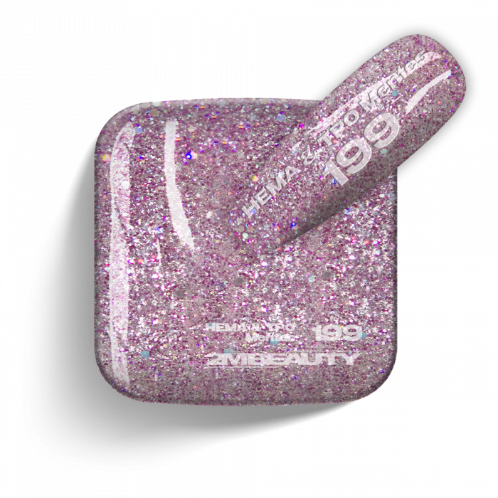 HEMA &TPO FREE - 199 Hema & TPO Free 199: GLITTER CORAL
La gamma di Gel Lack senza HEMA e TPO di 2MBEAUTY &e...