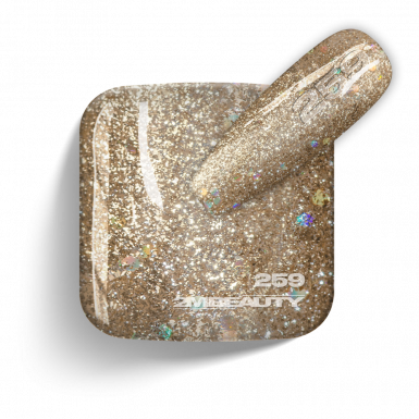 HEMA &TPO FREE - 259 Hema & TPO Free 259: GOLD FLAKES
La gamma di Gel Lack senza HEMA e TPO di 2MBEAUTY &egr...