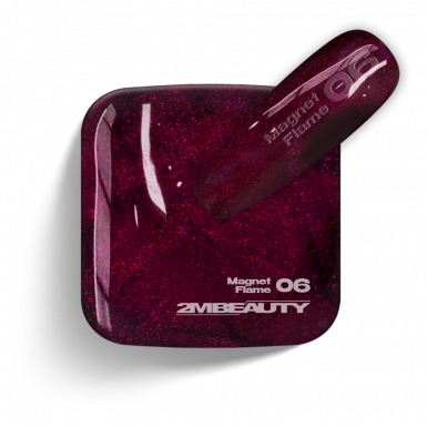 Gel Lack - Hema & TPO Free: MAGNET FLAME 06
&nbsp;
La gamma di Gel Lack senza HEMA e TPO di 2M...