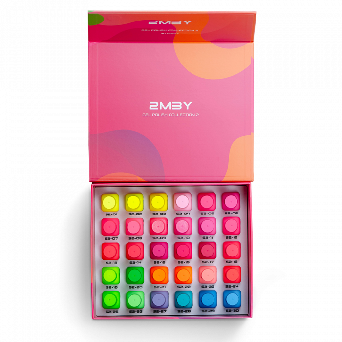 2MBEAUTY Collection 2 &ndash; Summer Neon &egrave; un set di 30 gel polish dai colori neon vivaci e ...