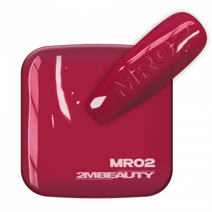 Smalto gel - Marsala MR2:
Smalto gel di colore marsala.
Attenzione!

Tempo di polimerizzazione: 30...