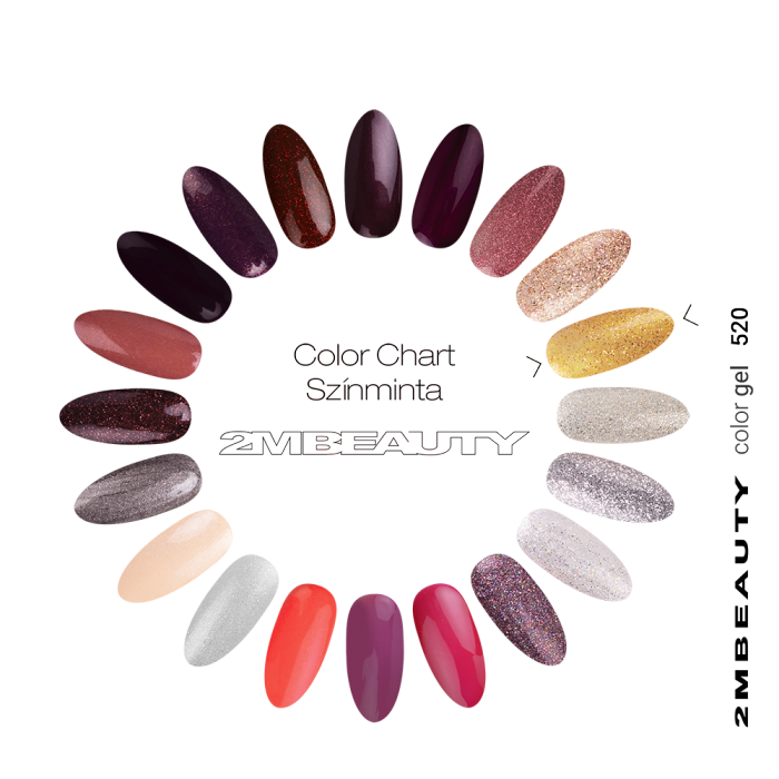 Gel colore - glitter - 520
