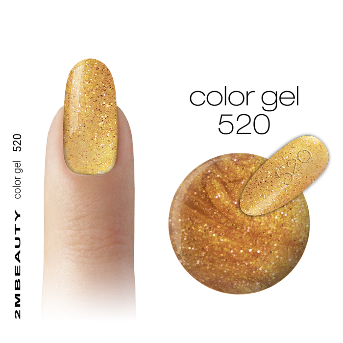 Gel colore - glitter - 520