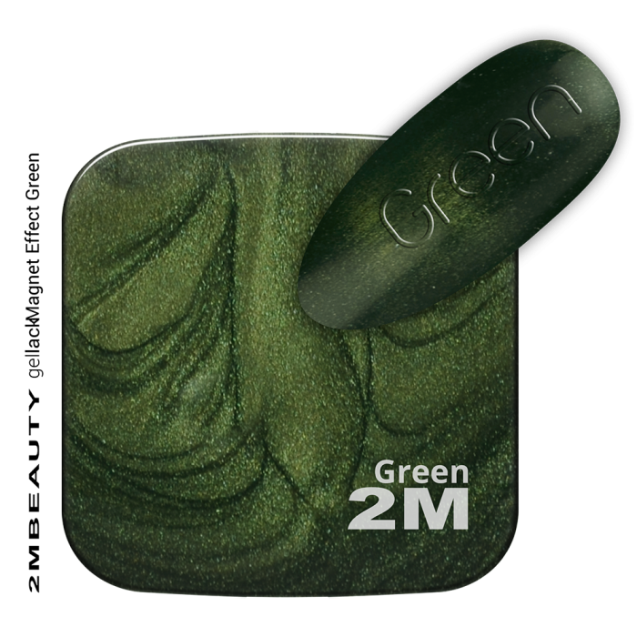 Semipermanente - Magnet - Effetto - Verde Gel semipermanente effetto cat eyes con l'utilizzo di un magnete....