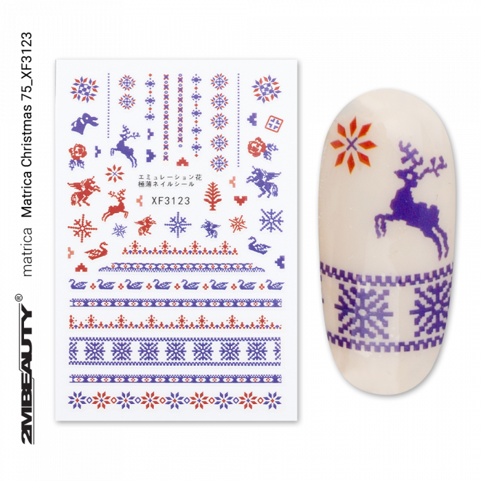 Nail sticker adesivi per decorazioni natalizie...