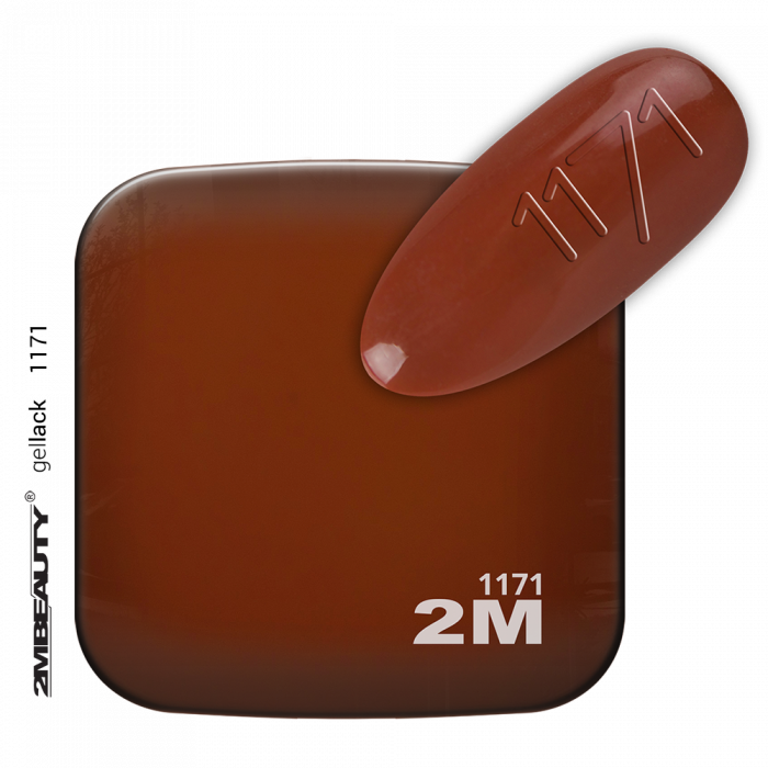 Gellack color marrone ruggine molto pigmentato.

Attenzione!

Polimerizzare in lampada UV/LED 30/6...