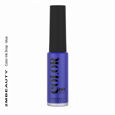 Color Ink Drop Blue