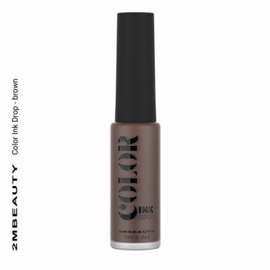 Color Ink Drop Brown